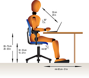 anatomy of basic desk ergonomics